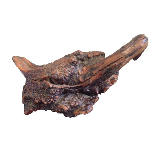 Vintage 30s Burl Wood‎ Duck Sculpture Folk Art Rustic Americana USA Made - Picture 5 of 6